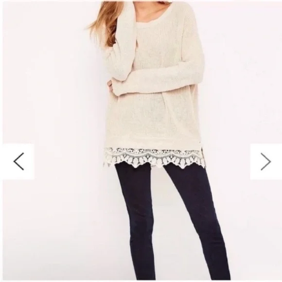Urban outfitters pins and needles lace sweater - Picture 1 of 5